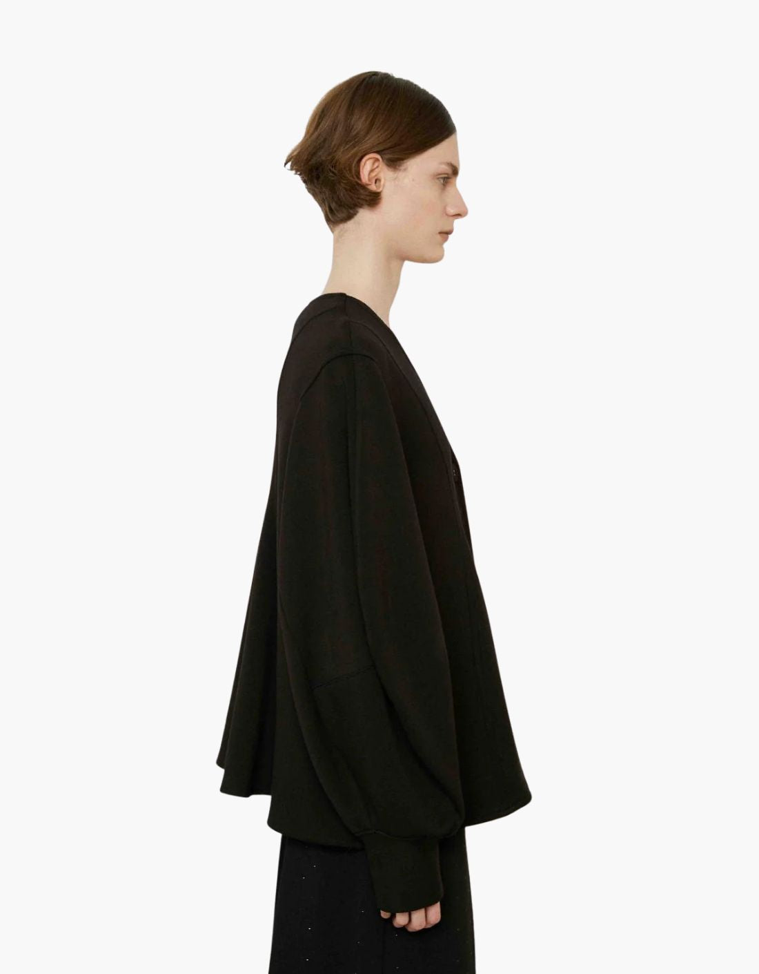 Chaqueta amplia "Godet"