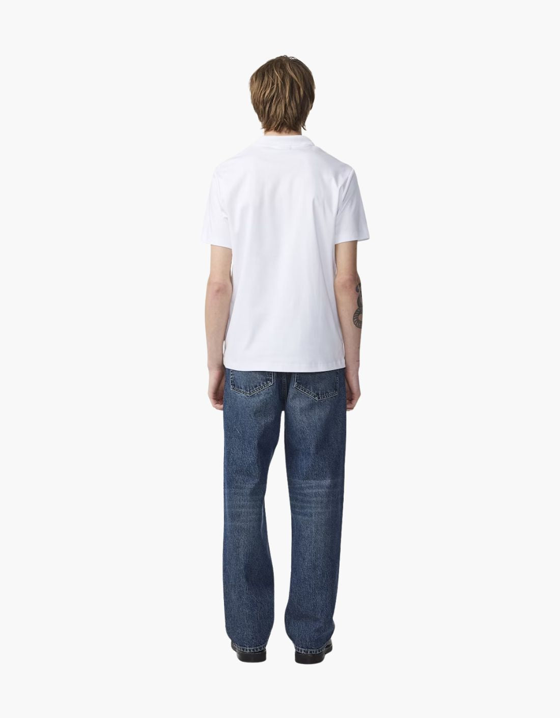 "Paul SS" open neck polo