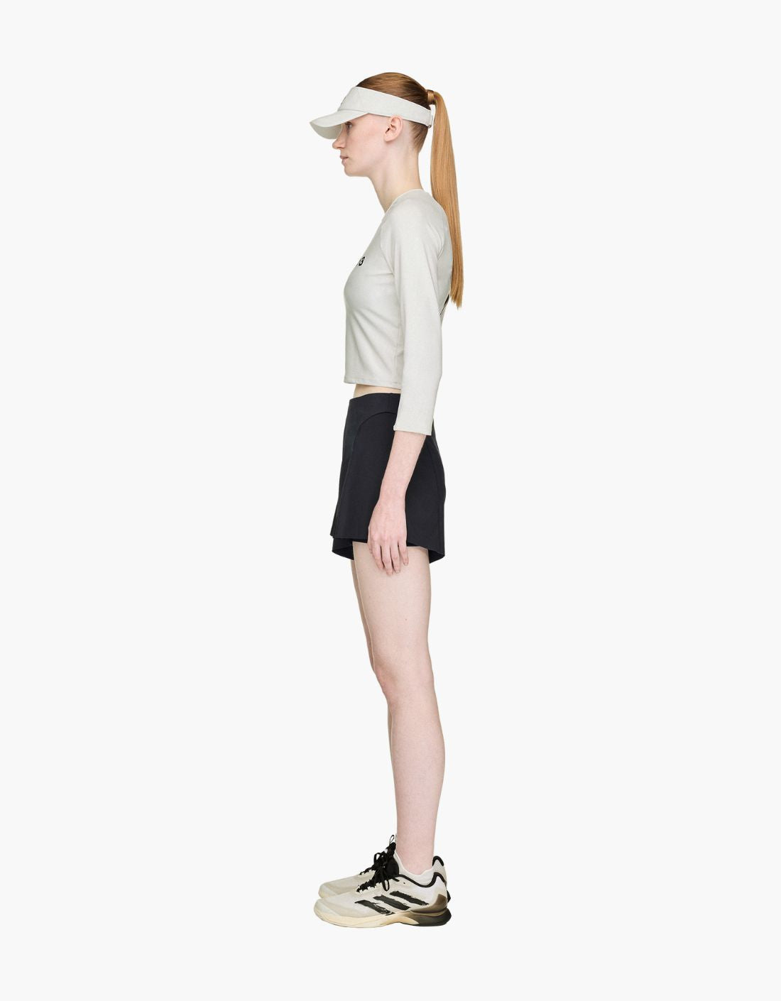 Camiseta crop "Ambar Orbgry" Y-3