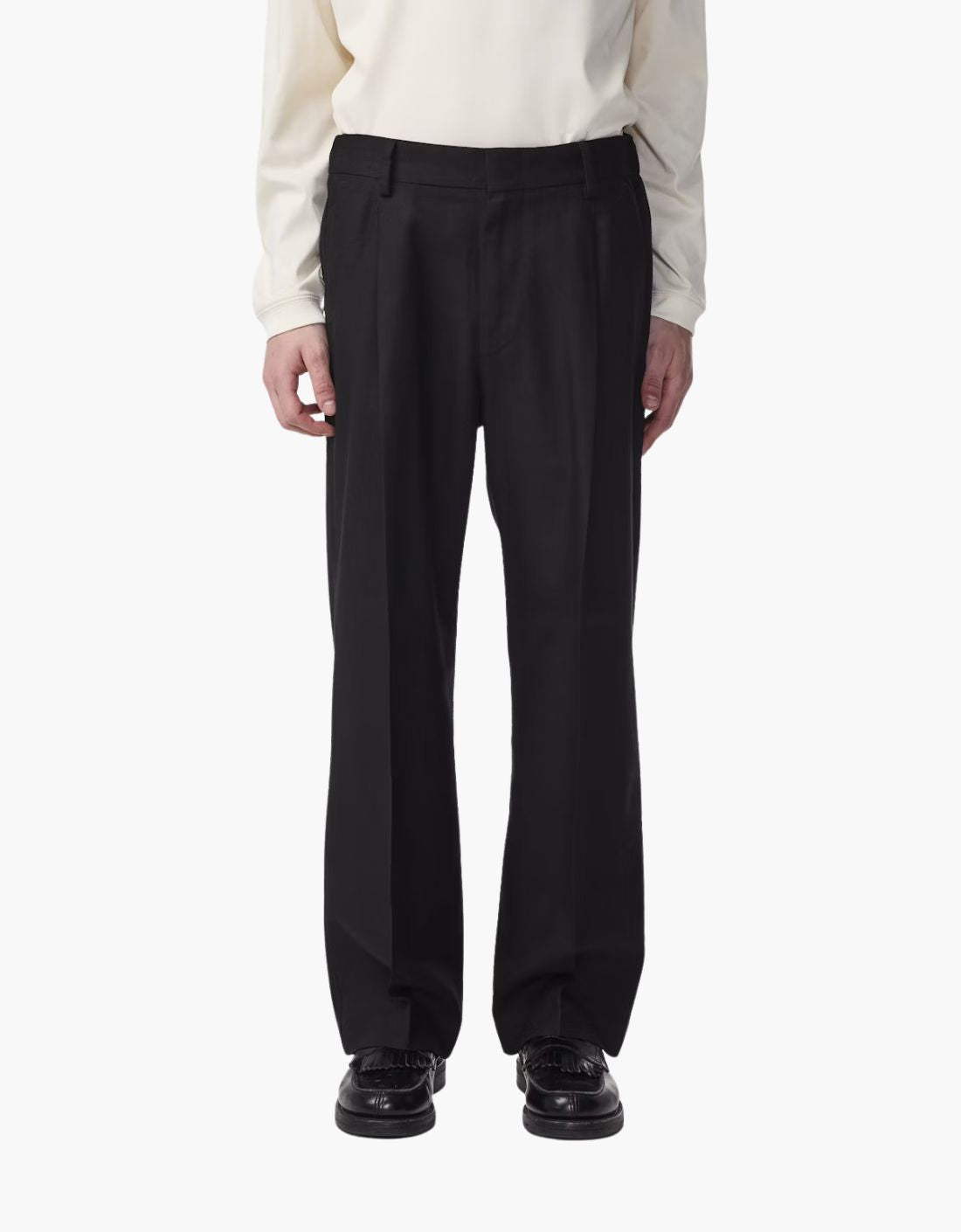 Kay relaxed fit wool trousers