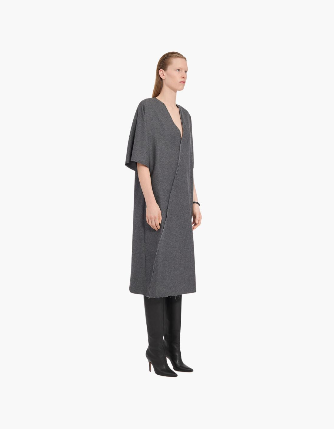 Vestido midi efecto Kimono "Découpe" - MM6