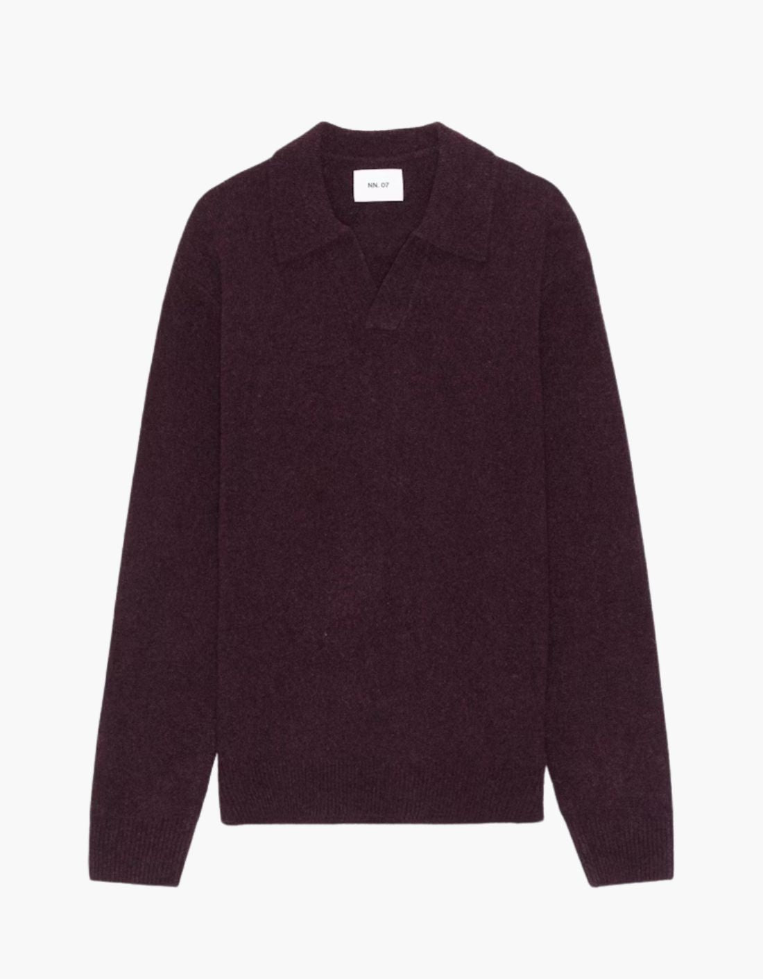 "Hope" boucle polo sweater