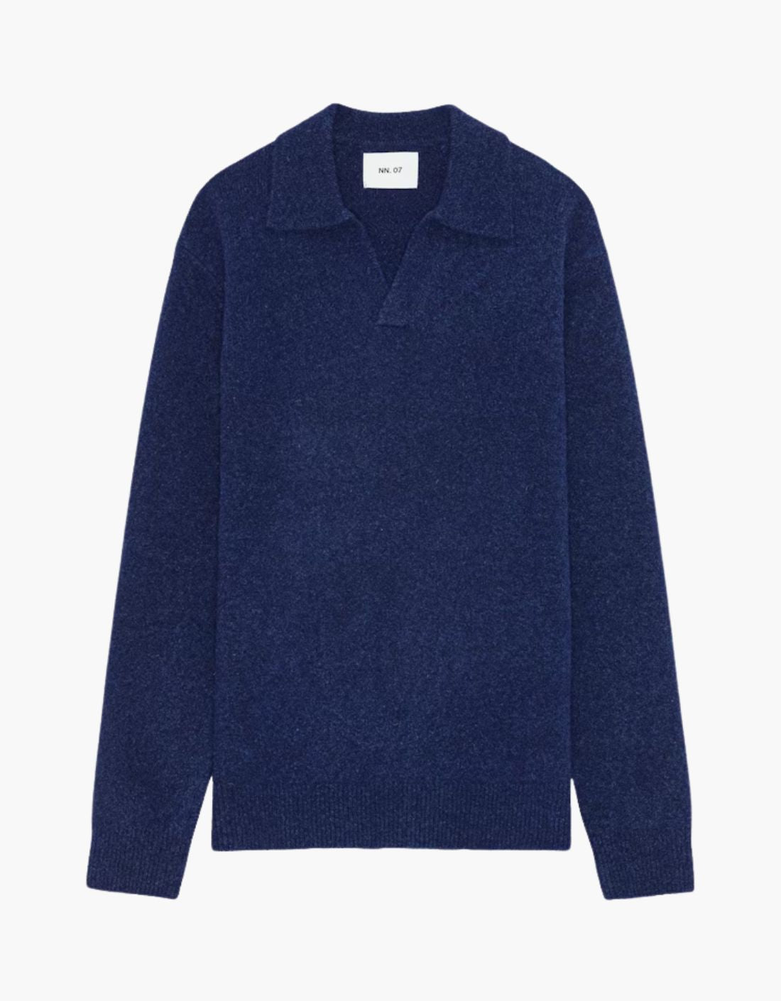 "Hope" boucle polo sweater