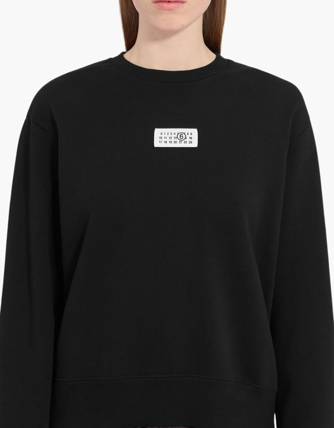 Sudadera fit relajado algidón "Relaxed" - MM6