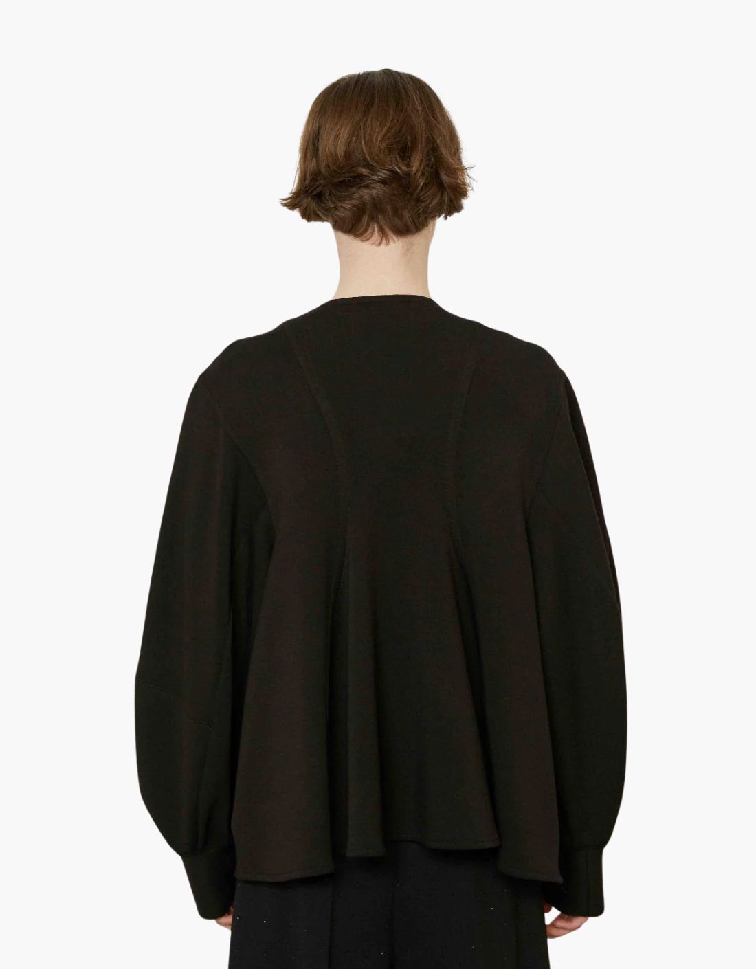 Chaqueta amplia "Godet"