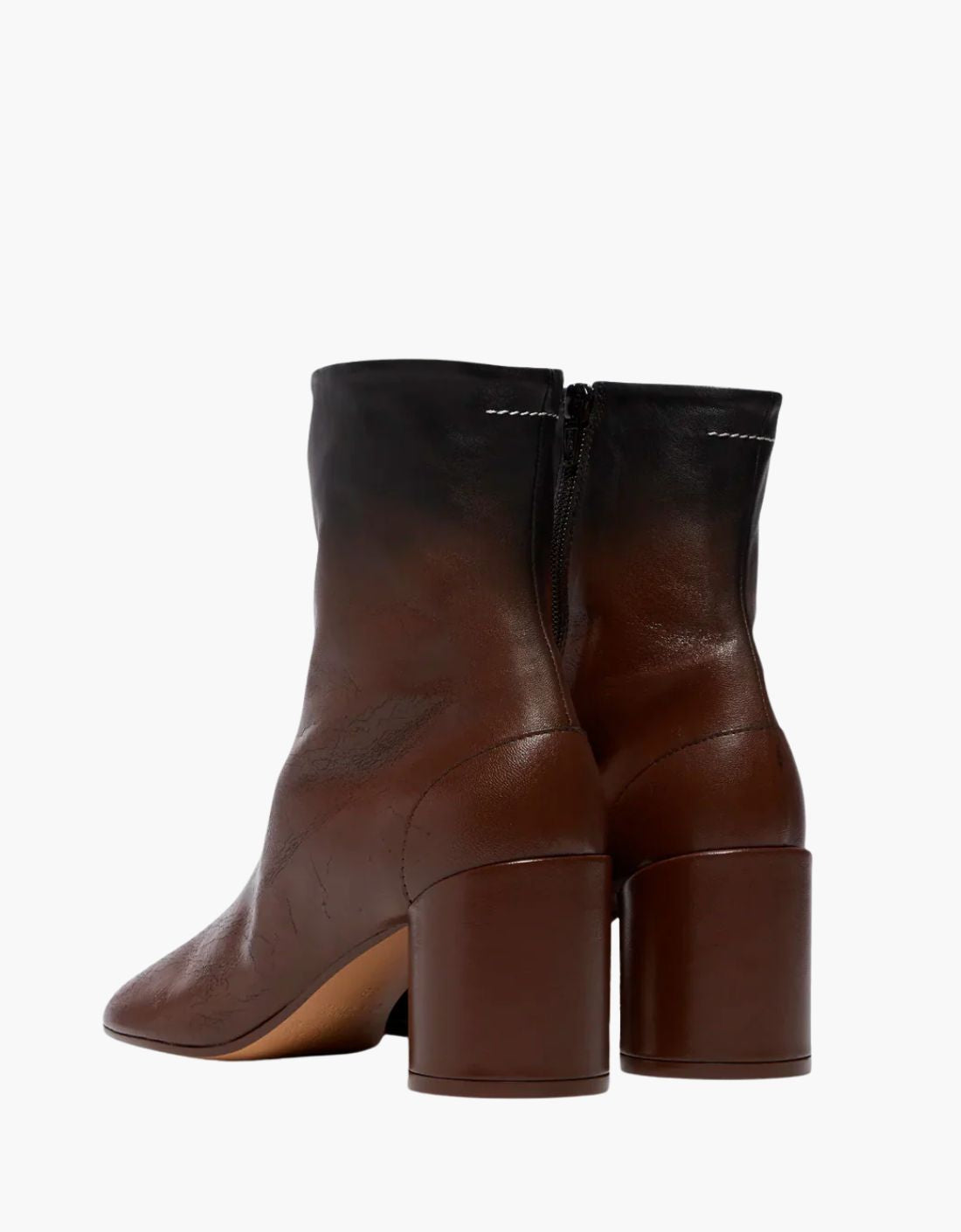 Botines marron craquelado "Anatomic" - MM6