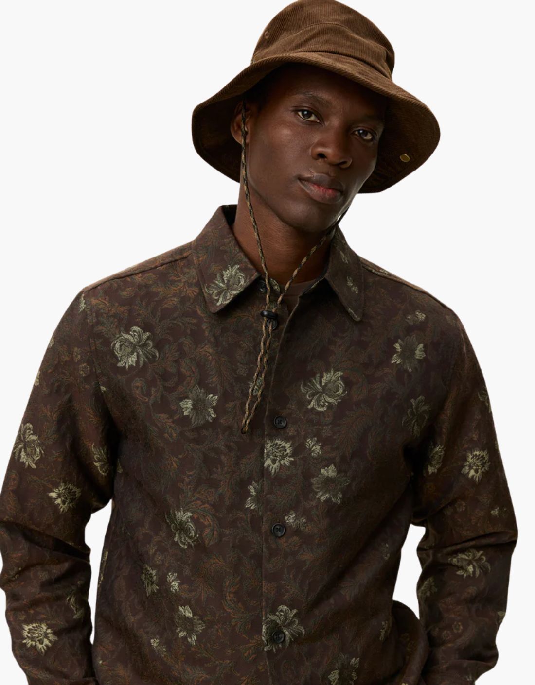 Sobrecamisa jacquard floral "Kaleb"