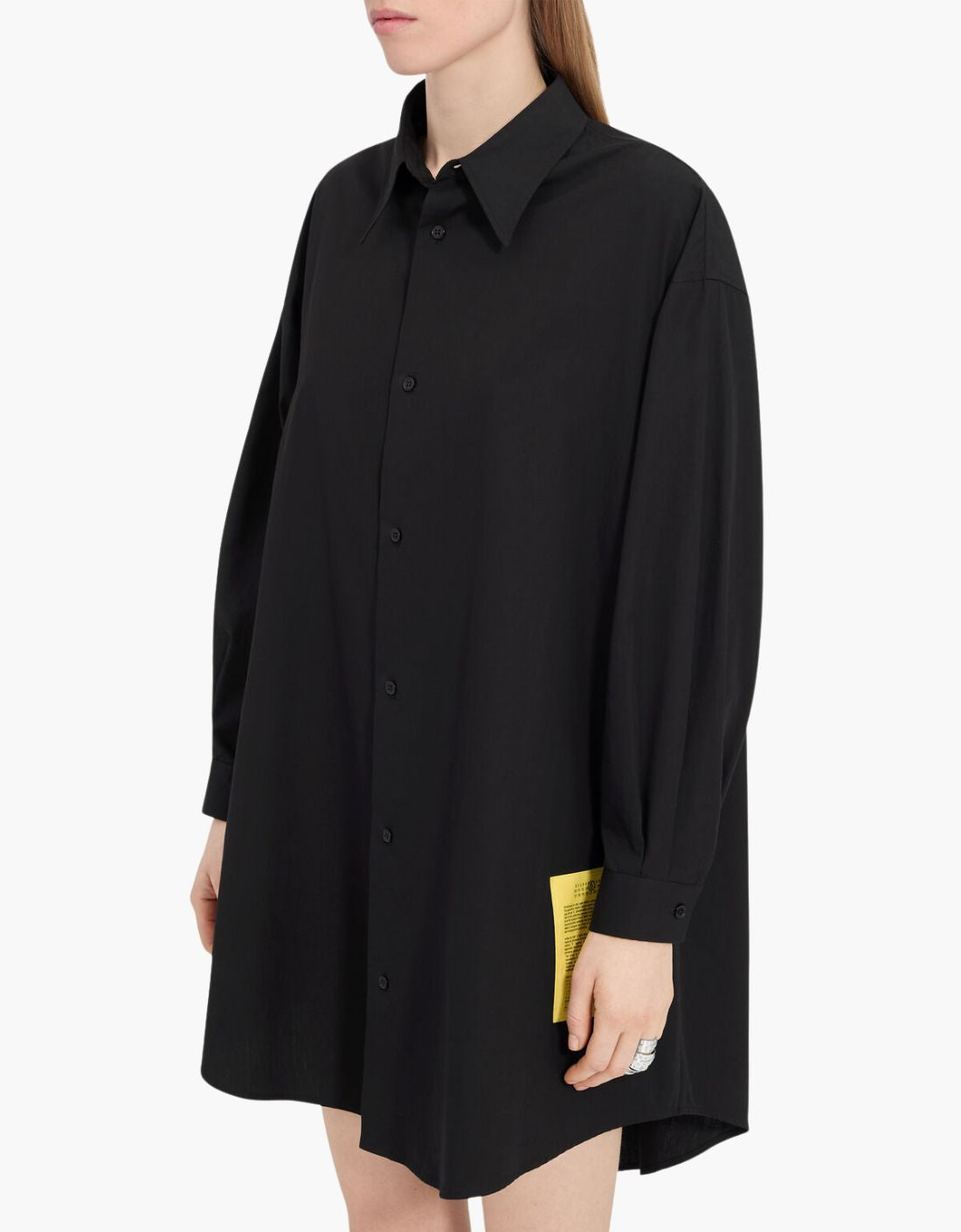 Vestido camisero "Yellow Square" - MM6