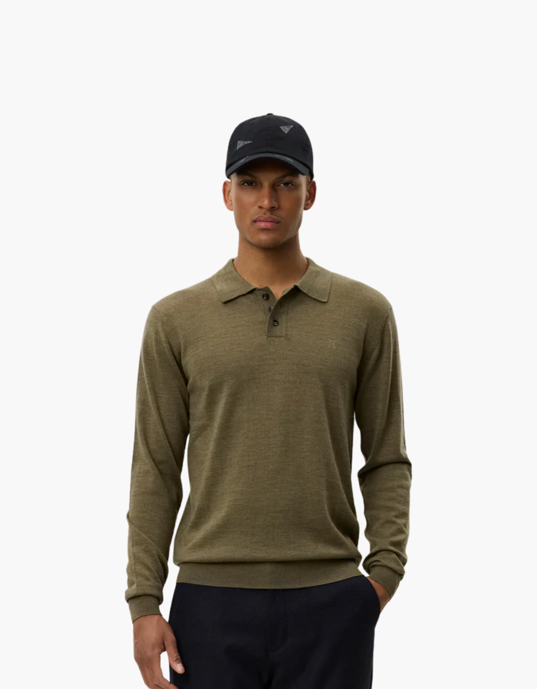 Polo manga larga "Greyson" Verde