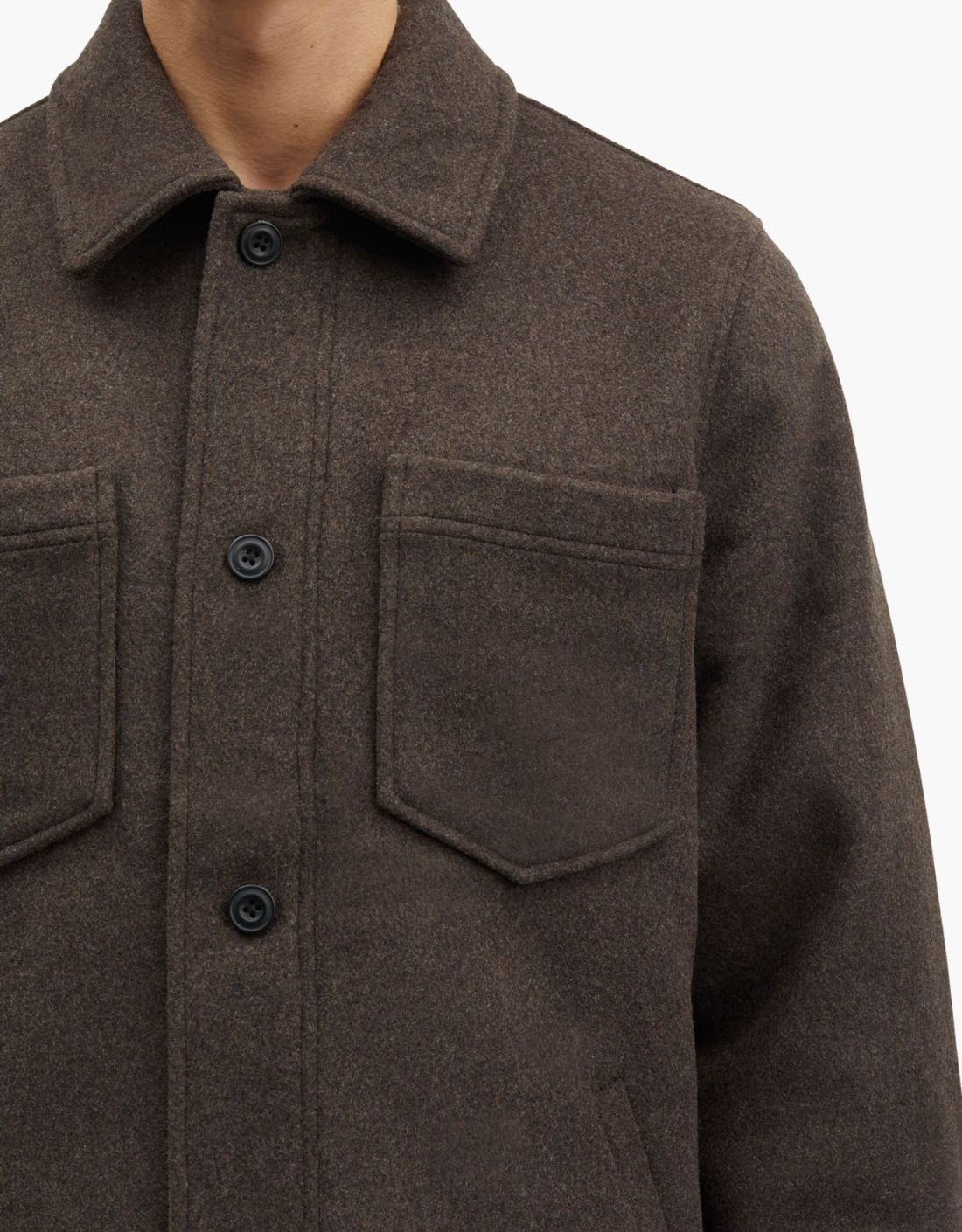 Chaqueta sobrecamisa lana "Pally"
