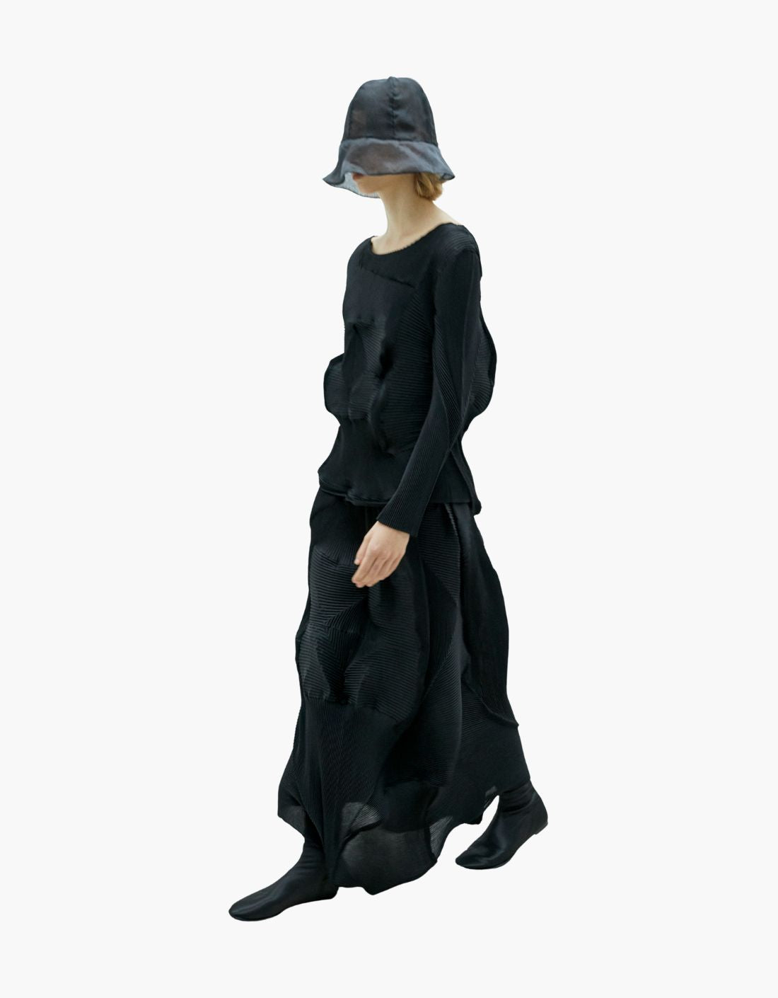 "Vento" pleated blouse