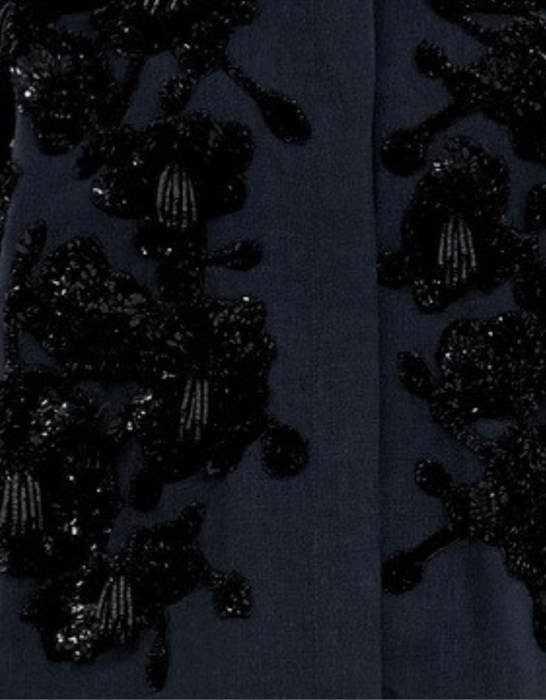 Vestido de lino abalorios "Mogra"