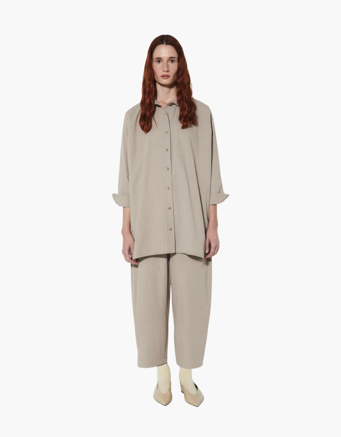 "Morris" oversized poplin shirt