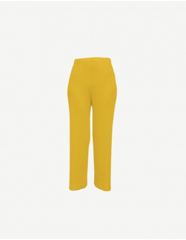 Pantalón Plisado Amarillo