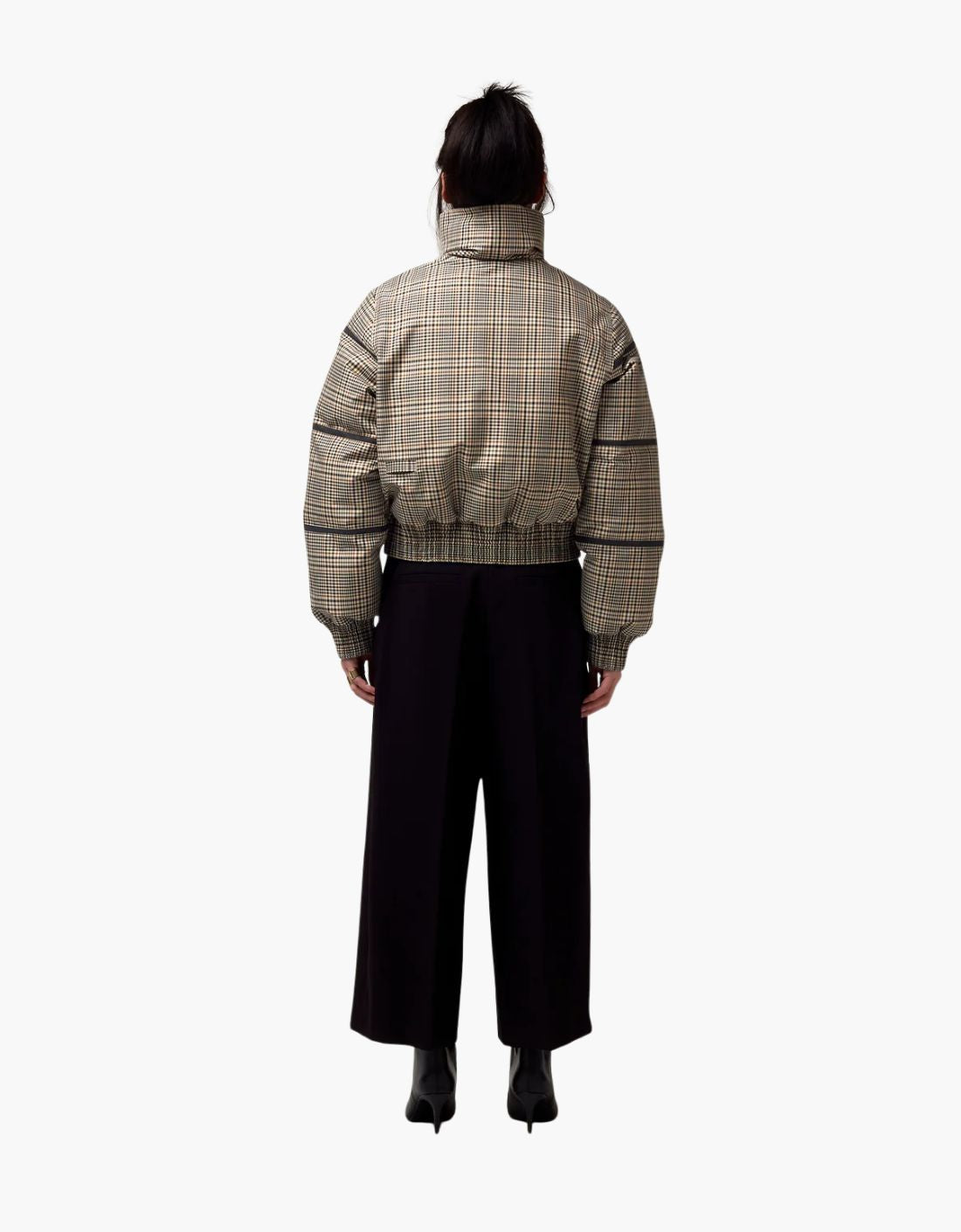 "Amaya Classic Check" quilted coat