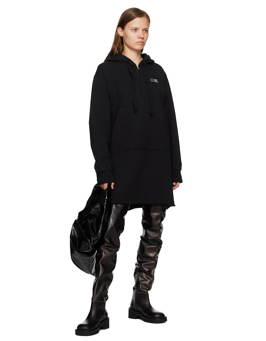 Sudadera Canguro Negro