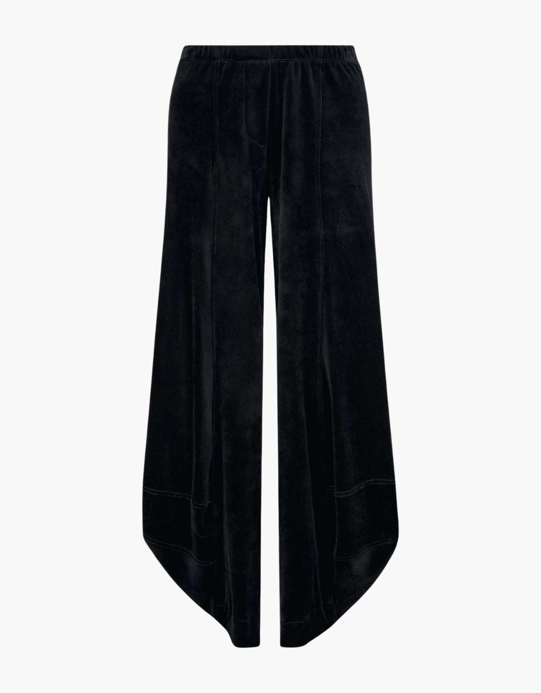Pantalon terciopelo negro "Ava" - AP810B