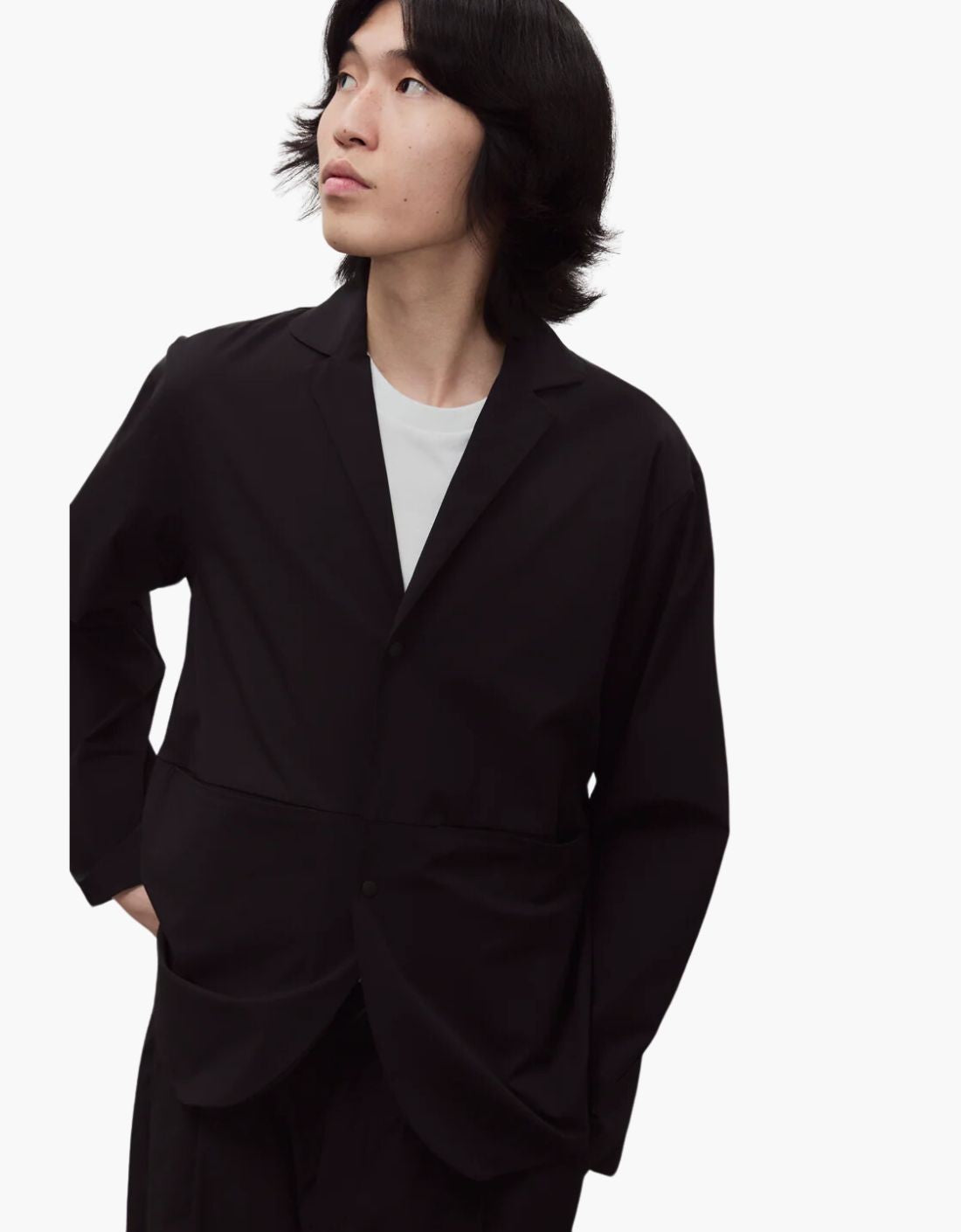 Blazer tejido técnico