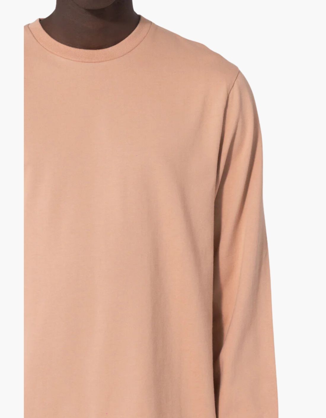 Camiseta "Basic U" manga larga algodón