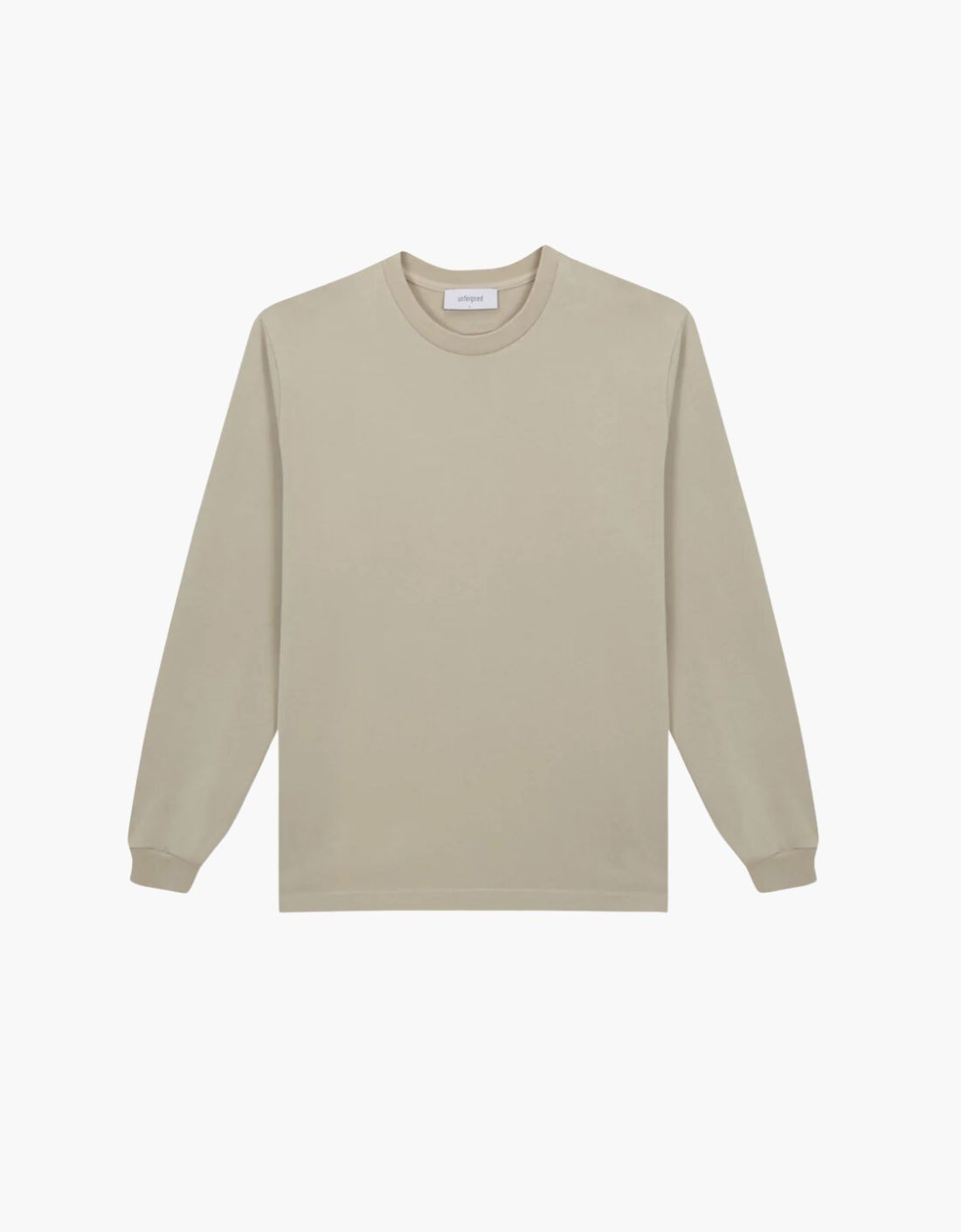 Camiseta "Basic U" manga larga algodón