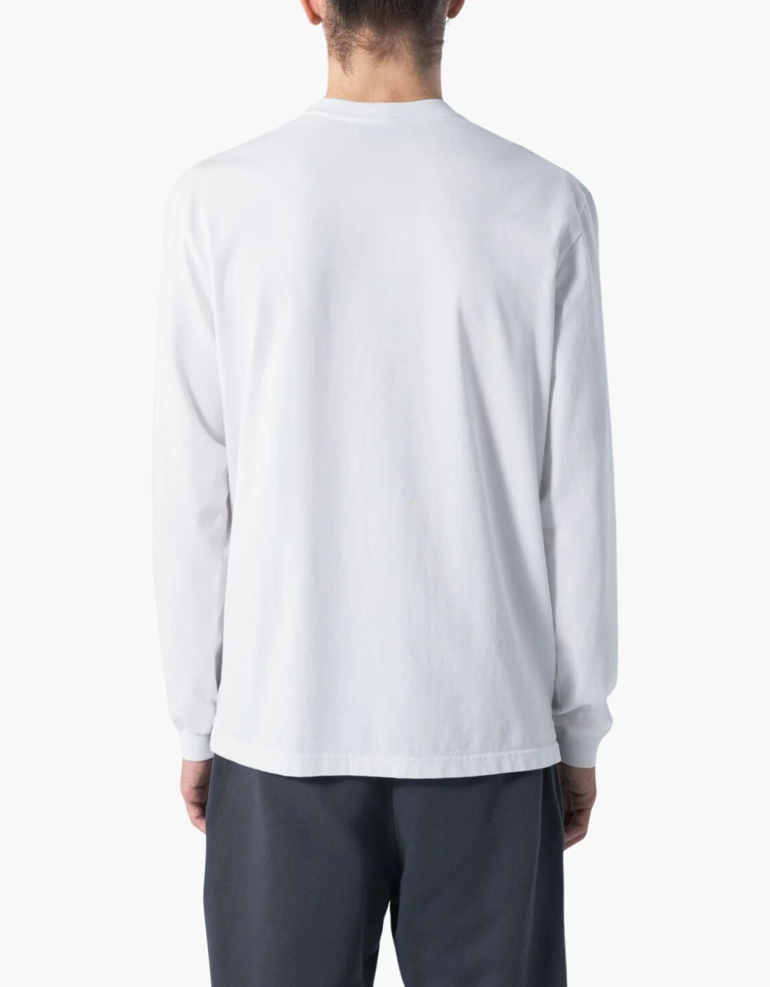 Camiseta "Basic U" manga larga algodón