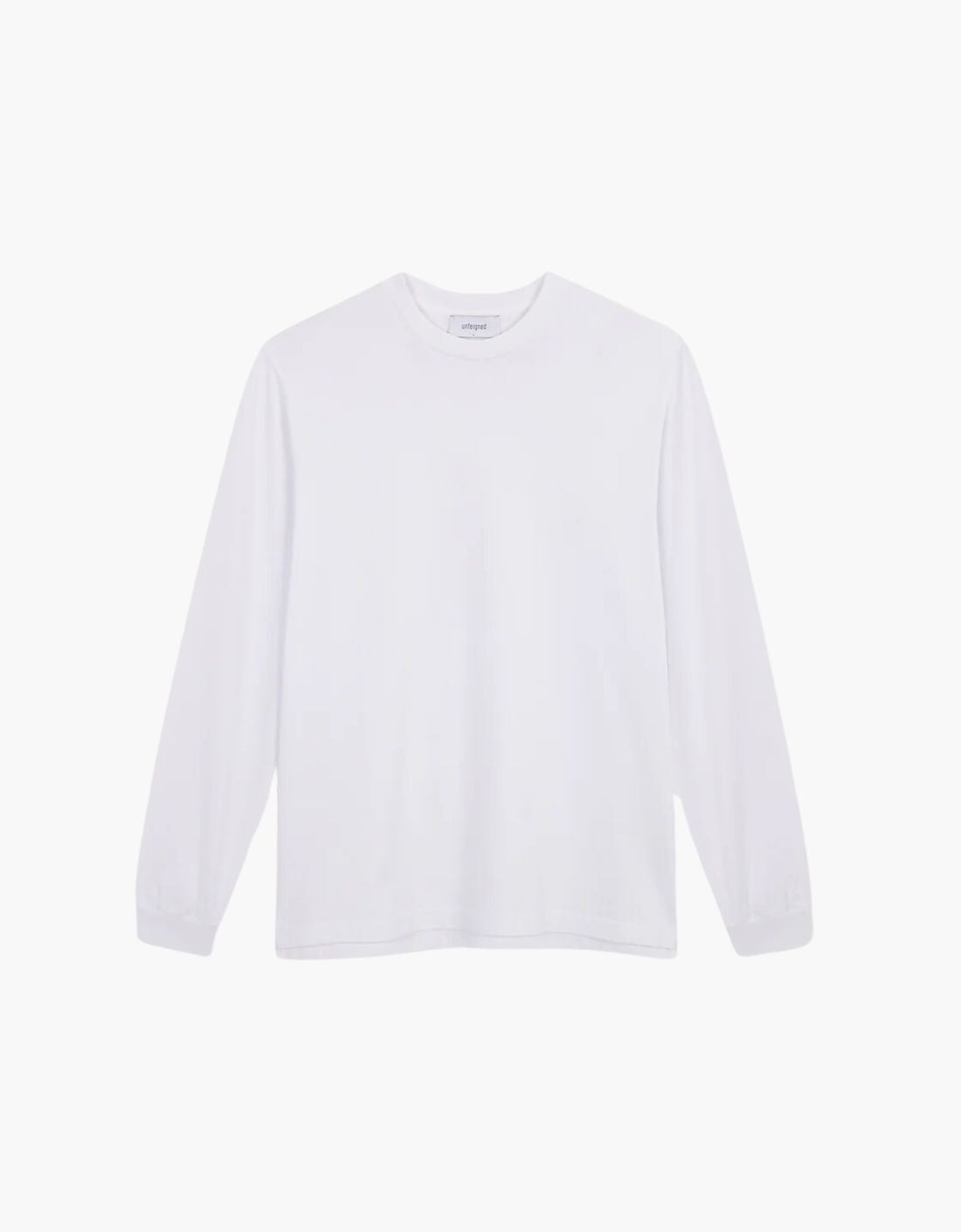 Camiseta "Basic U" manga larga algodón