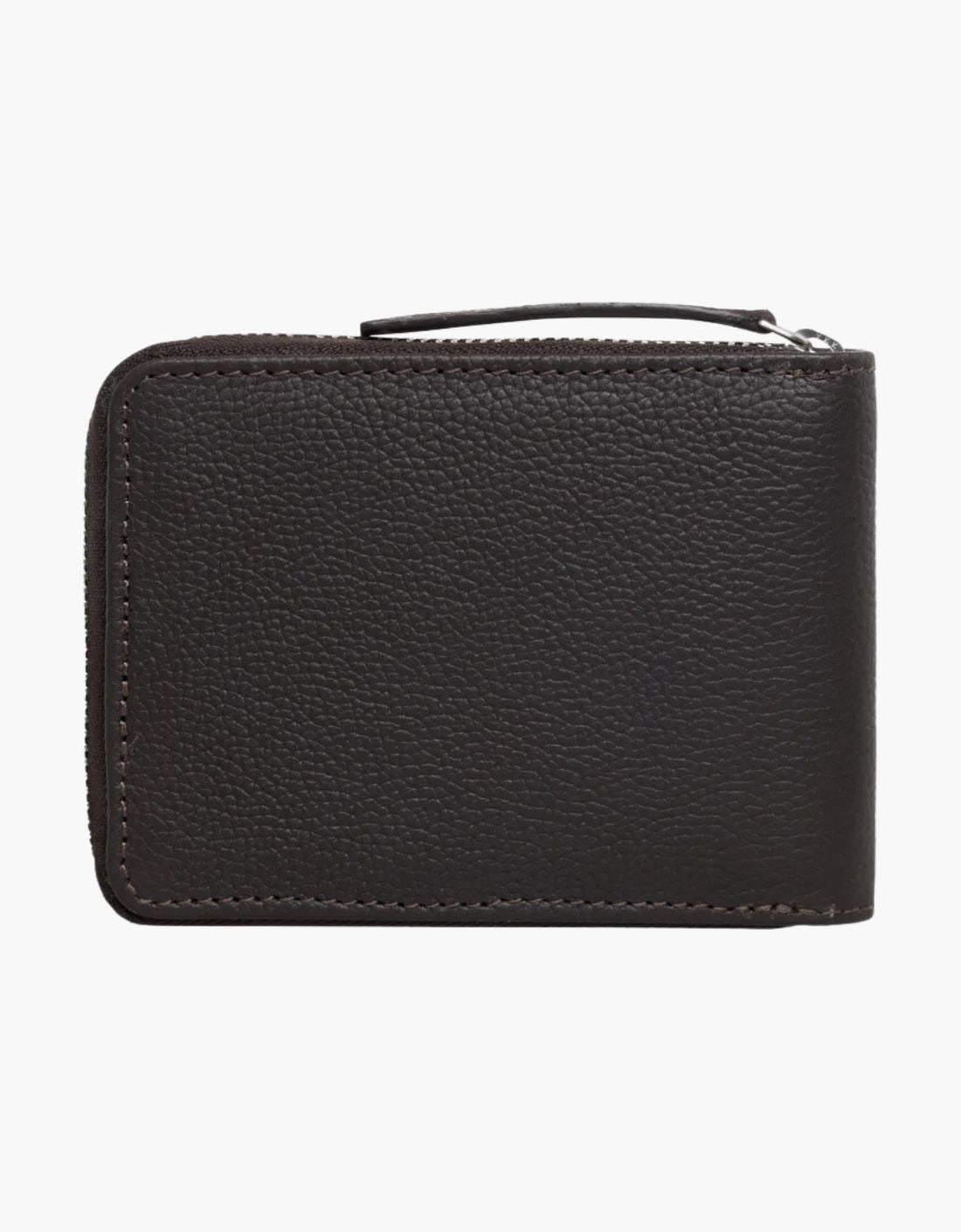Cartera zip cuero