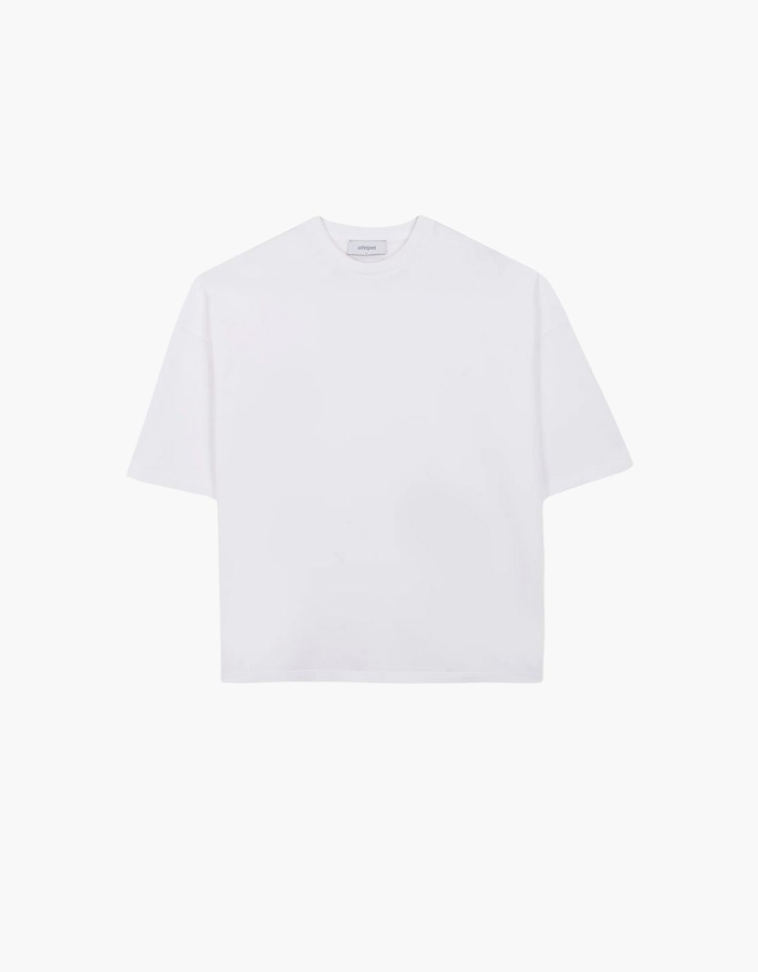 Camiseta "Basic U" algodón oversize