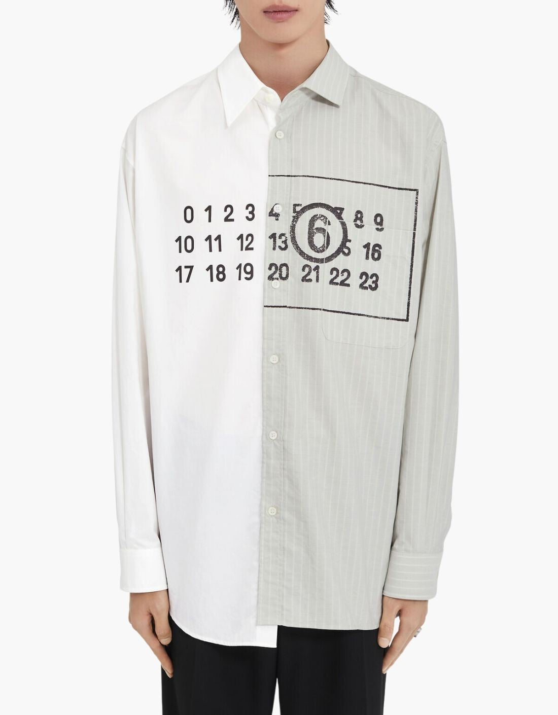 Camisa MM6 bicolor