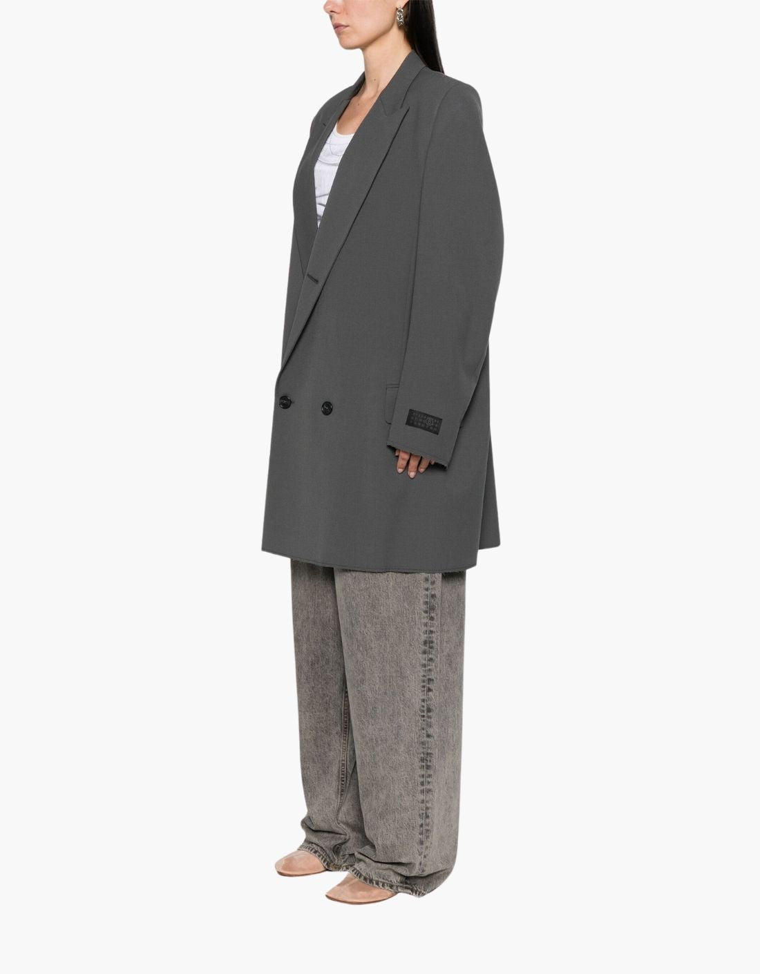 Blazer Gris MM6 - S62BN0097
