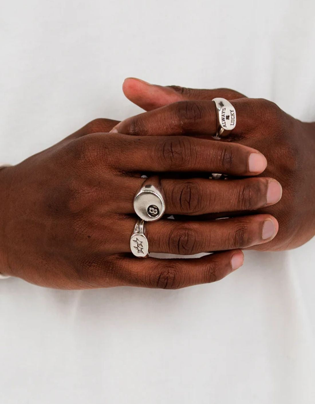 Anillo "8 Ball" - Silver