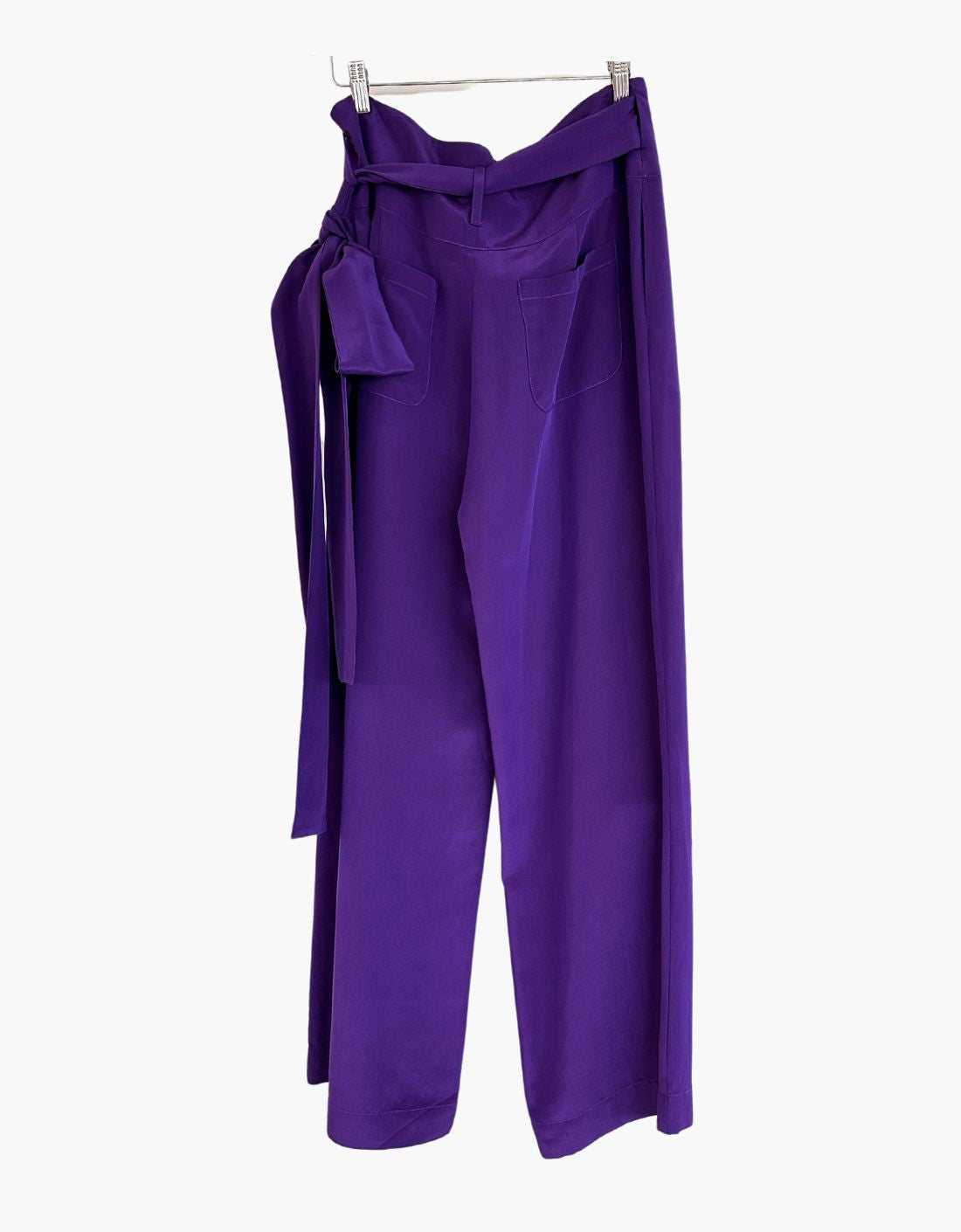 Pantalon Morado Seda