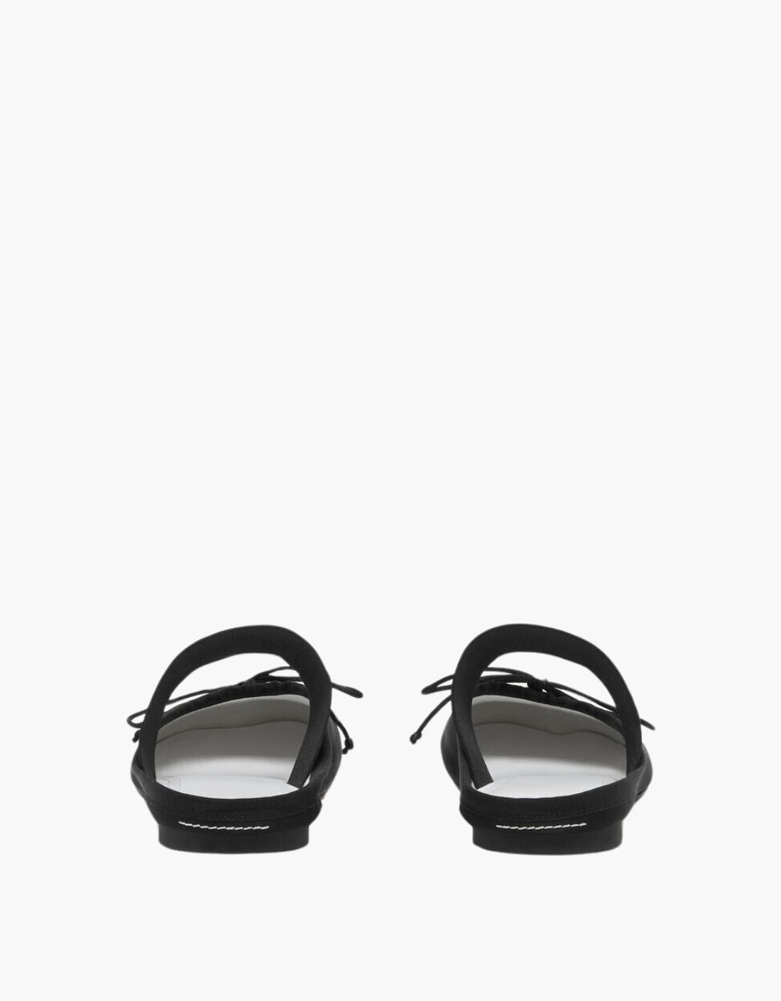 Bailarina Anatomic Mule satén - MM6 NEGRO