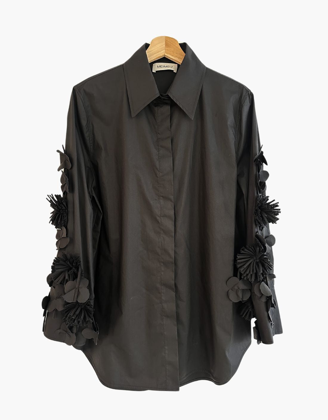 Camisa bordado mangas "Flori"