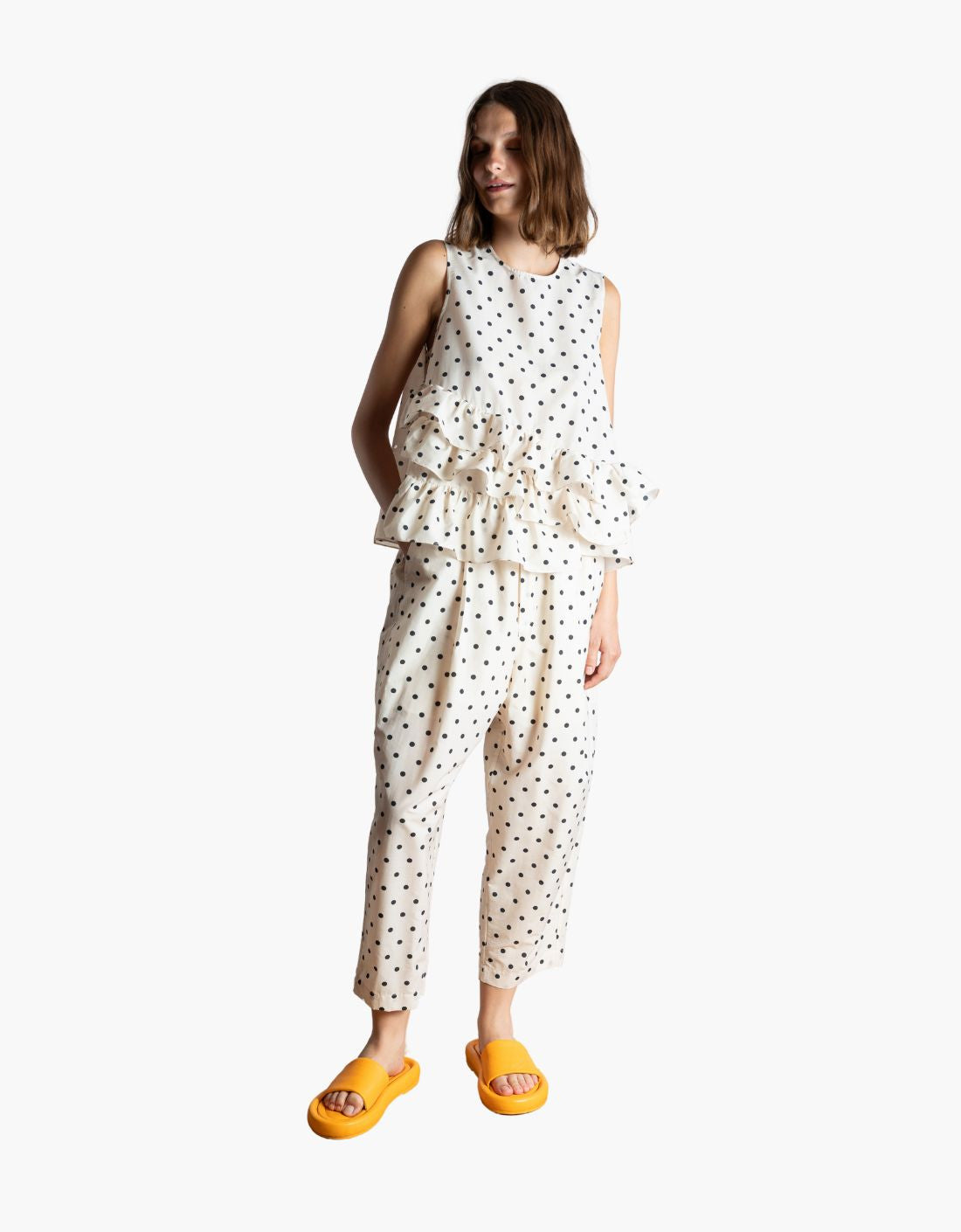 Top lunares B/N