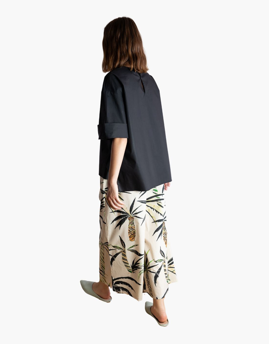 Pantalon fluido "Palmeras"