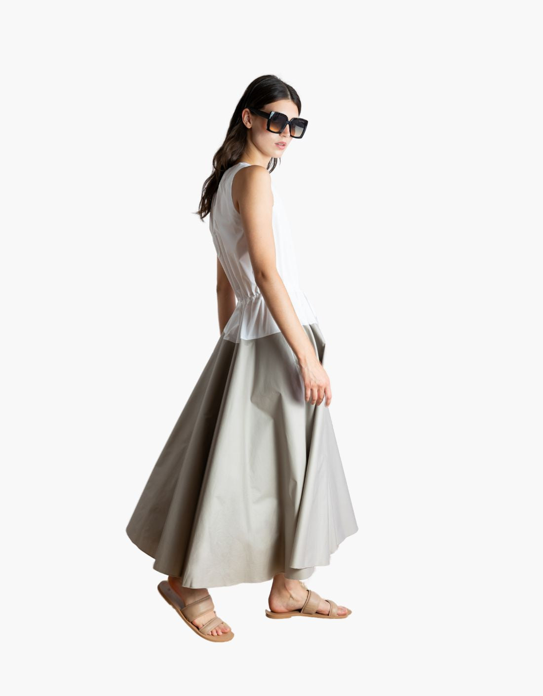 Vestido bicolor "Block"
