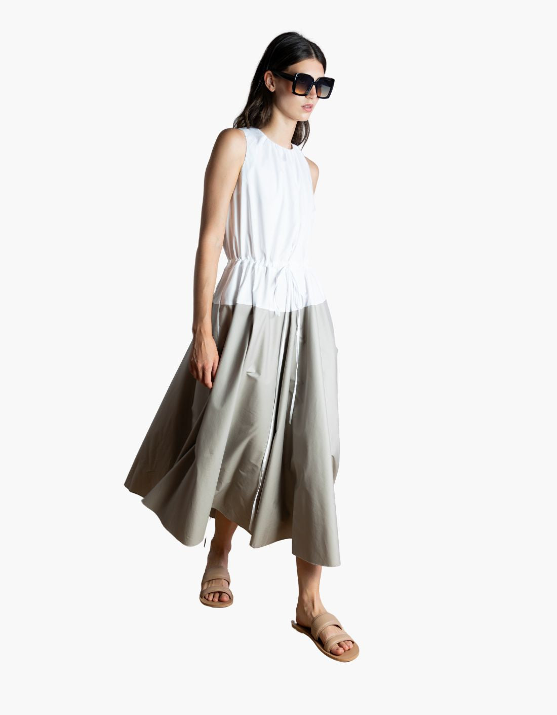 Vestido bicolor "Block"