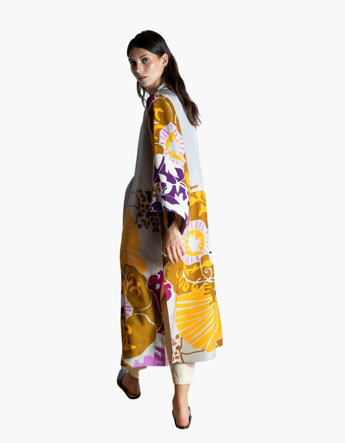 Kimono fluido "Oyster"