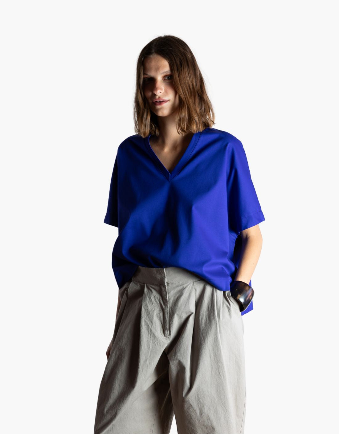 Top cuello pico