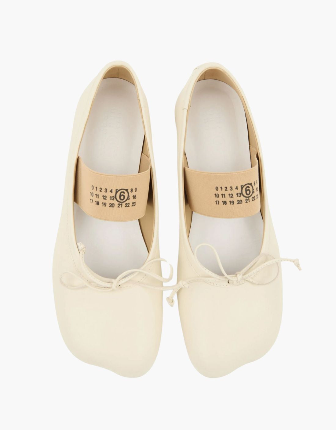 Bailarina Anatomic cuero - MM6 CREMA
