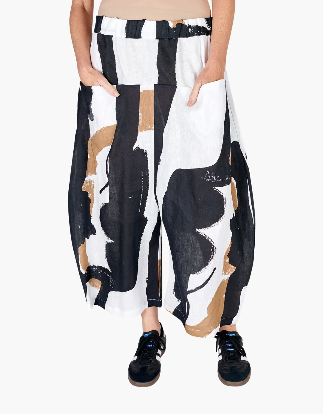 Pantalon "Zebra" 100% lino