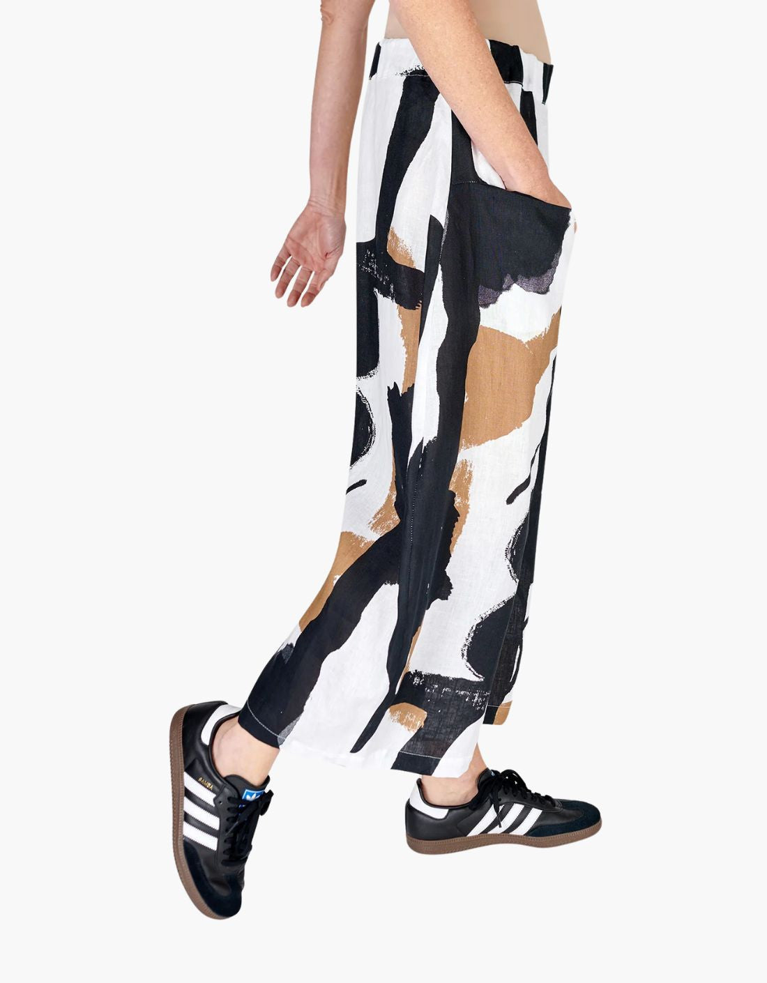 Pantalon "Zebra" 100% lino