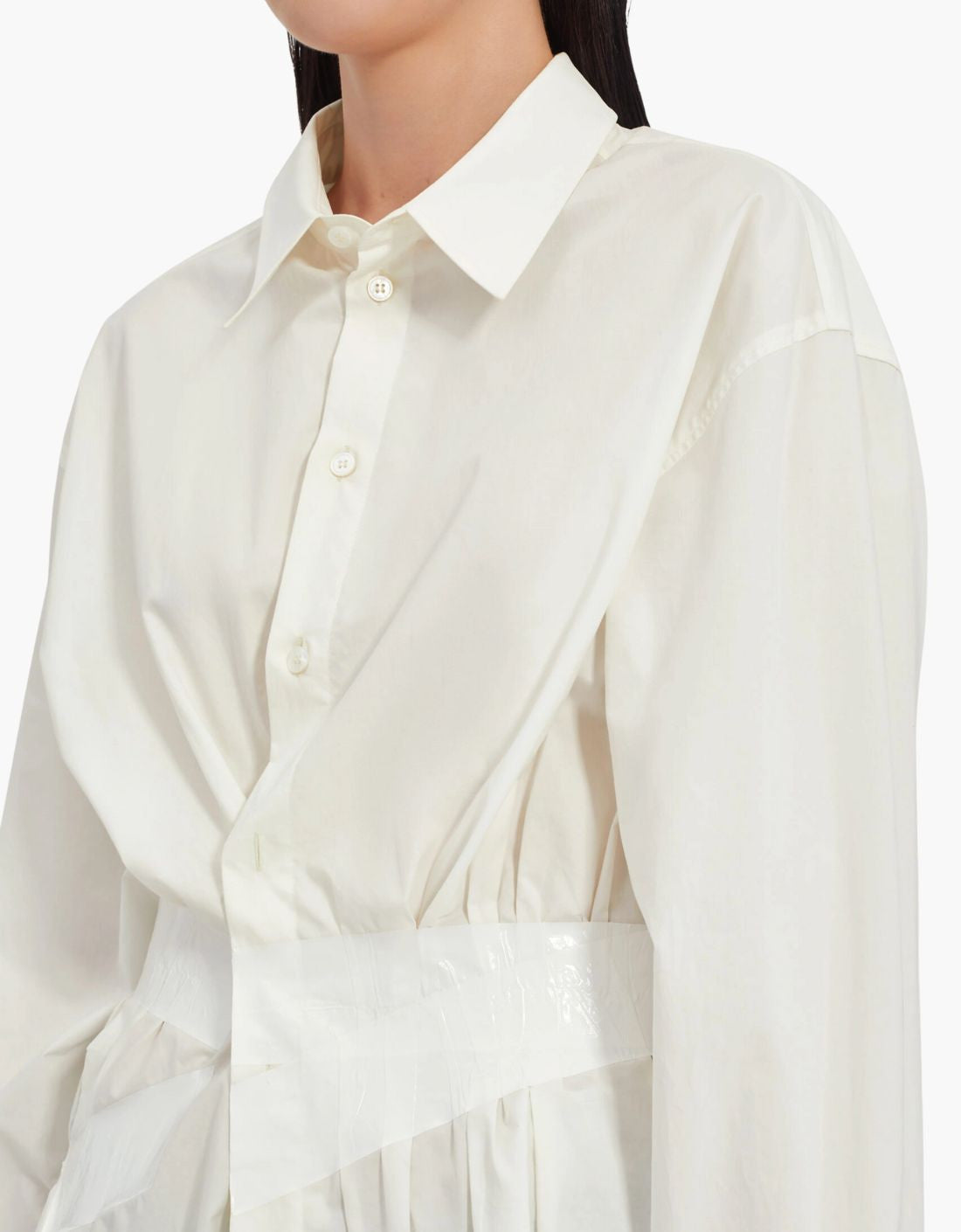 Camisa con cinta MM6