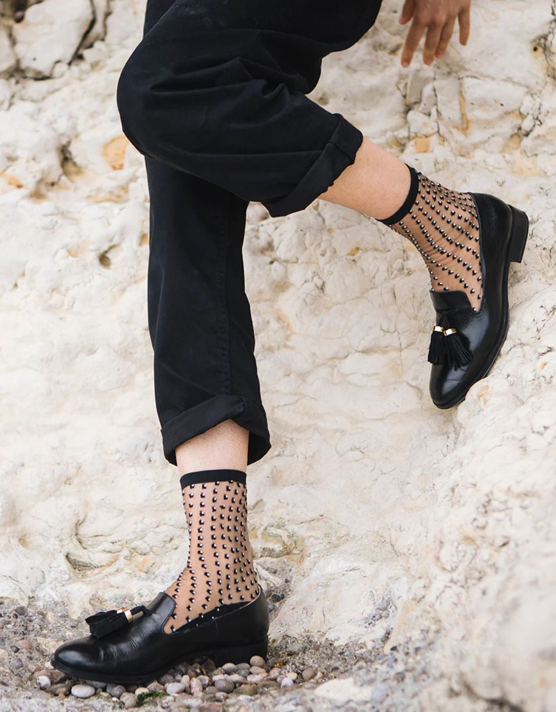 Calcetines "Crescent Dunes" - Black