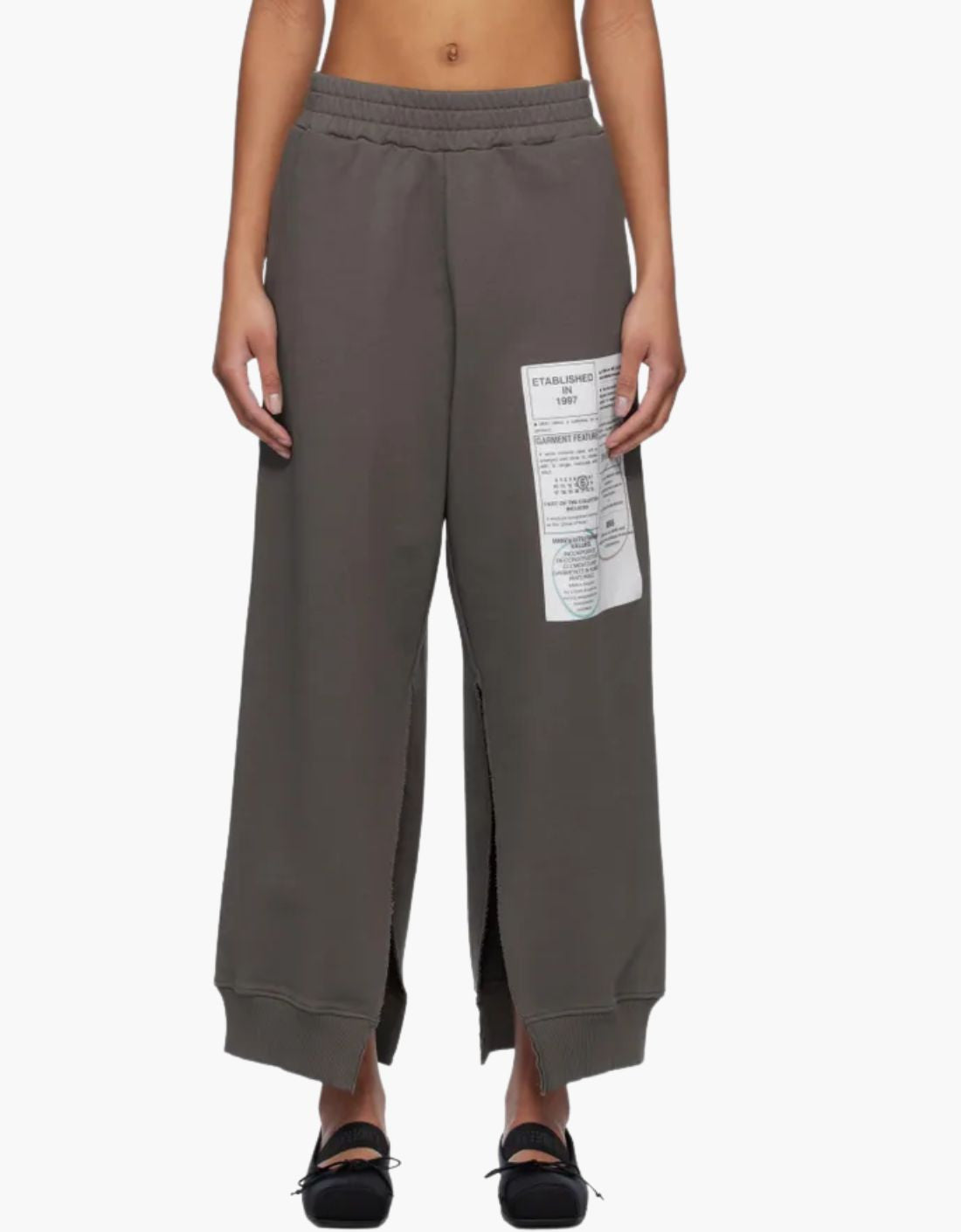 Pantalon con parche "MM6"