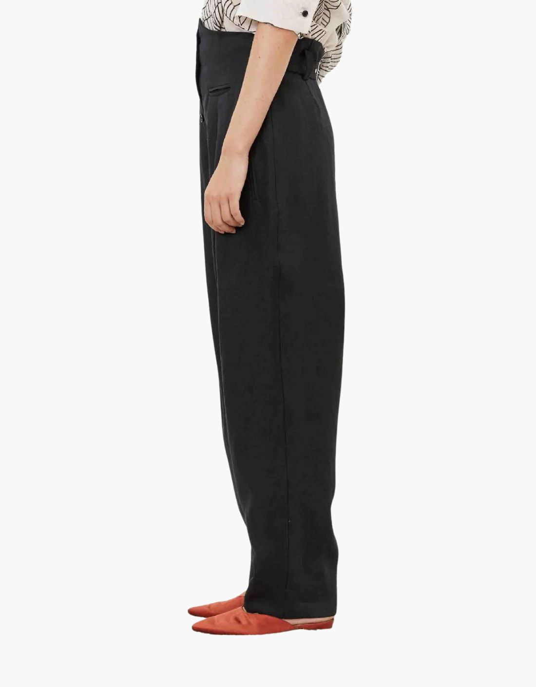 Pantalon frente abotonado "Giglio"