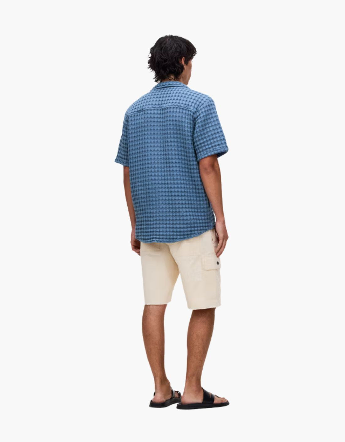 Camisa "Waffle" - Azul