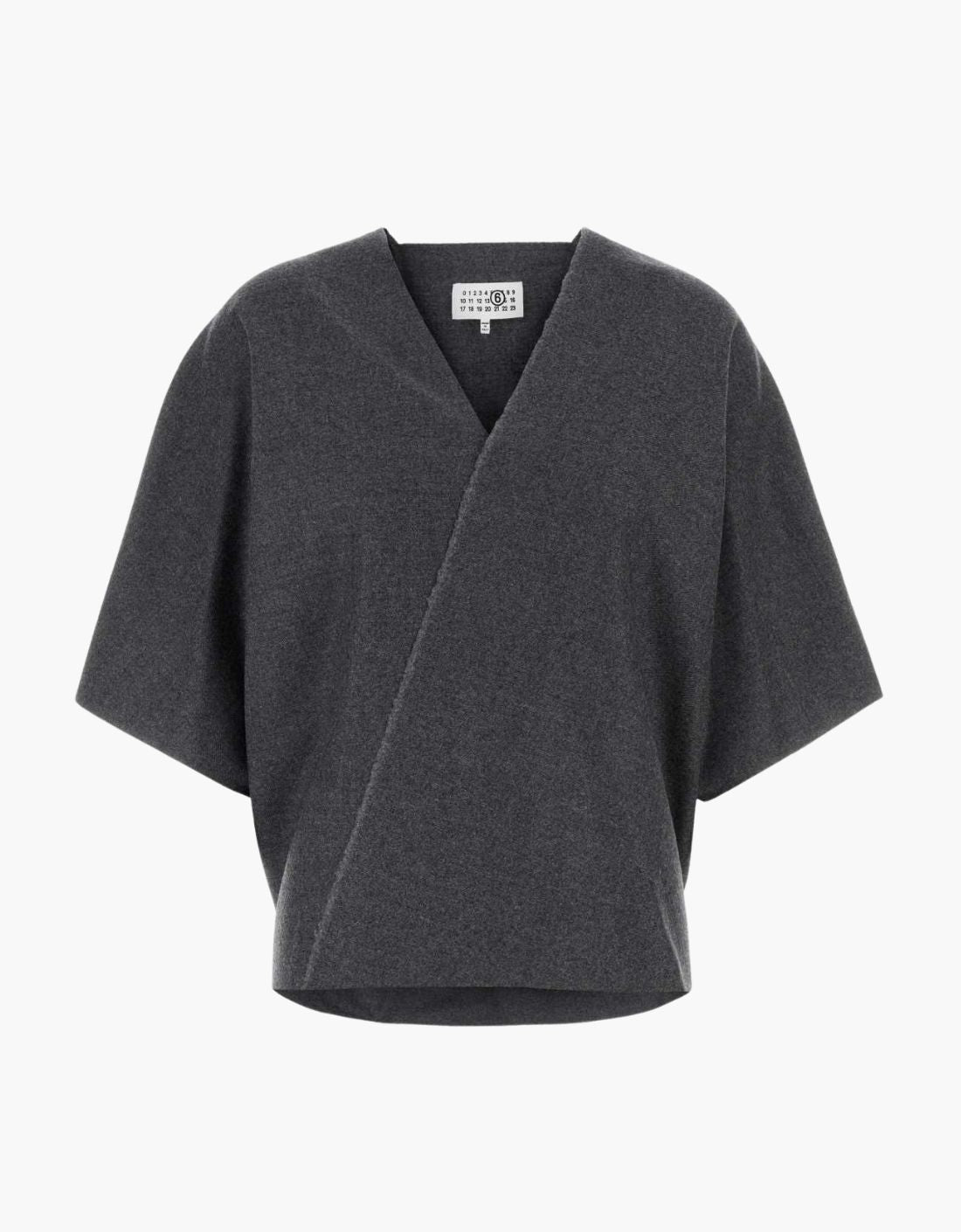 Blusa cruzada estilo Kimono  "Découpe" - MM6