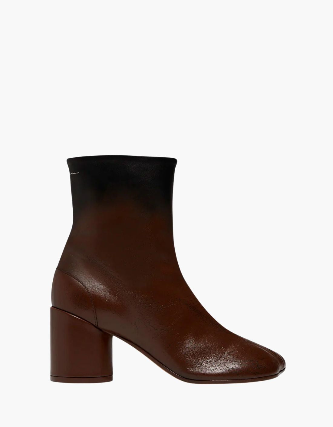 Botines marron craquelado "Anatomic" - MM6